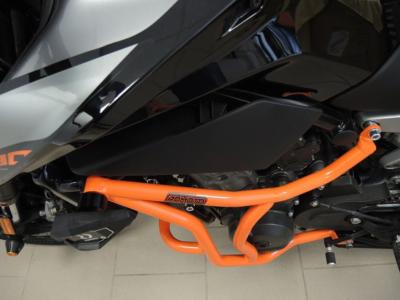 RD-Moto Sturzbügel orange inkl. Sturzpad SL01 für KTM 790 Duke 2018+ / 890 Duke 2020+