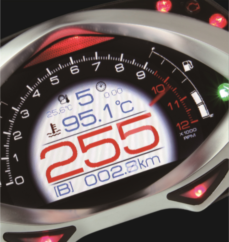 Koso DB-03 Racing cockpit displays speed,tempertaure,Koso instrument,Koso  Instrumente,Spedometer BA038010